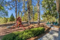 Family & Dog friendly Fenced 5Acr: Pool Table, Playground, Firepit, BBQ, Starlnk