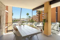 Luxury 6 persons beach apartment with sea view Javea Arenal
