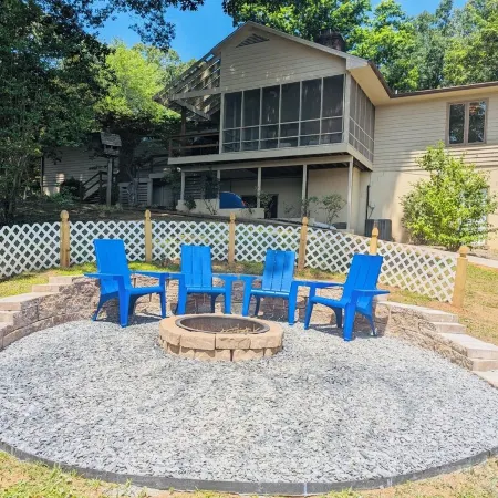 Lakefront Home w/Private Dock, Hot Tub, Firepit, Kayaks, Pet Friendly, Sleeps 8