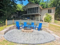 Lakefront Home w/Private Dock, Hot Tub, Firepit, Kayaks, Pet Friendly, Sleeps 8