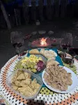 Cabañas y Hostel I Keu Ken - 朝食