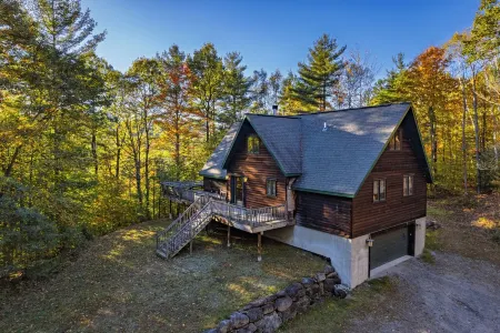 Spacious Adk 5Br Lodge, Sleeps 14, Near Gore, Firepit, Fireplace, Pets