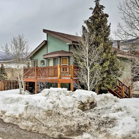 Silverthorne Ski Base w/ Mtn Views: Walk to Trails