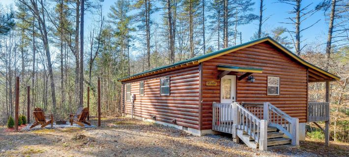 Secluded Family Cabin w/ Deck Near Cherokee Lake Отели в г. Нотла