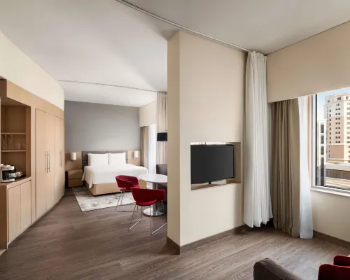 Novotel Suites Mall Avenue Dubai Hotels near Al Sufouh Tram Station