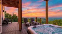 Modern Smoky Mountain Retreat w/ Hot Tub, Game Room & Movie Theater Heavens View by Avantstay - 4-Star
