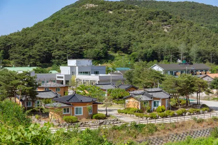 Gochang Hwangto Bokbunja Pension Отели рядом с достопримечательностью «Chan Yun Temple»