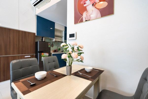căn hộ Rivergate 2 giường - Luxury, Pool Bitexco(Căn hộ 50 m² 1 phòng ngủ, 1 phòng tắm riêng ở Quận 4)_4