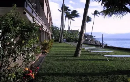 Ocean front! 20' from water, downstairs unit. True beachfront,  Pikake. No fees!