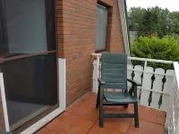 Upper apartment in Westeraccum with balcony