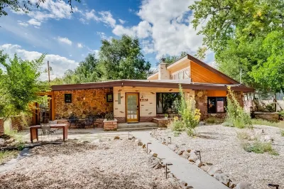 Trendy Mid-Mod House 15 min to Denver and 10 min to Golden w/ Fire Pit Hotels near Brass Armadillo Antique Mall - Denver