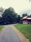 Log Cabin in Farm Country Setting
