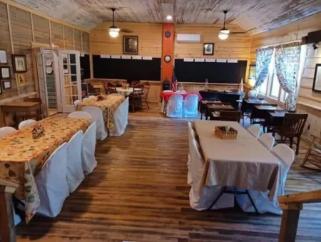 Historic Schoolhouse Near The Buffalo River