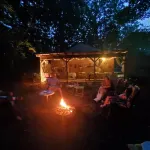 Glamping in the woods, beautiful property one hour from NYC.