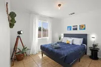 Cute adobe home walking dis.2 dt with fire pit and yard