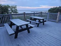 Ocean front complex, ocean and lagoon view villa. A quiet, natural paradise.