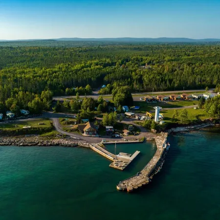 The Breakwater - at Dockside. Ski Bohemia. Ride Keweenaw snowmobile trails!