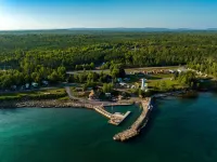 The Breakwater - at Dockside. Ski Bohemia. Ride Keweenaw snowmobile trails!