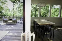 Walk to water! Private Lake Front A-Frame Cabin on Table Rock