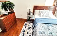 A fully furnished home within walking distance of downtown Mansfield