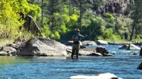 Fly Fishing Hideout.  5 Minutes from the Green River Damn Ramp.