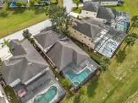 Isabellas Luxury 6BR Home Pool/Jacuzzi/Spa/GameRoom/BBQ Grill/ Mins from Disney