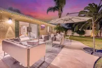 해변까지 걸어서 갈 수 있는 디자이너 해안 낙원, 수영장 있음