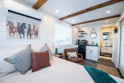 Rooftop Deck and Upscale Amenities - Charming Unique Hideaway Hotels in Brewster County