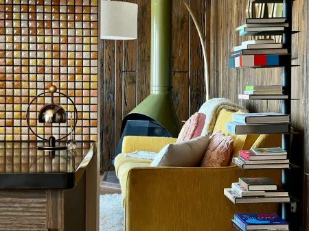 Downtown Mid-Century Modern Condo with Retro Vibes