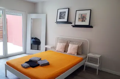 Lisbon Beach Apartments 7. Beach 5 minutes -terrace-barbecue-pets allowed-wifi