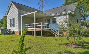 Bright Durham Home w/ Fully Furnished Deck!
