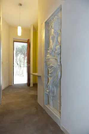 House and garden on the sea.