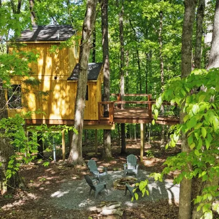 Private Treehouse getaway on Lake Barkley.  Luxury in the trees!