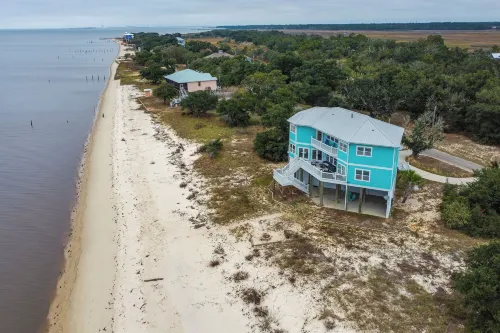 Ocean Springs Magnolia Beach House on Pvt Beach! - Beach
