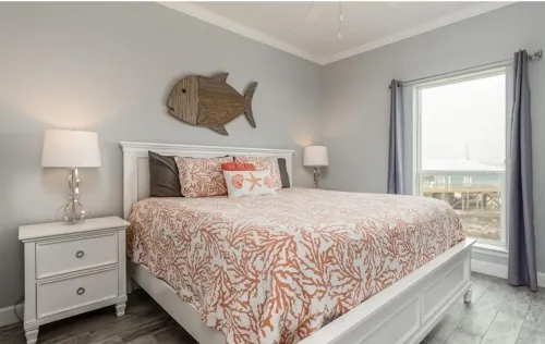 Steps from the Beach! Water view from each bedroom! Great for multiple families!