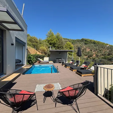 Superior 3-Bedroom Villa Cassiope with Private Pool and Breathtaking Sea Views