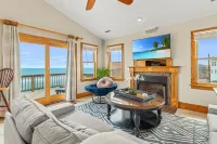 Oceanfront Obx Getaway with Hot Tub • Game Room • Epic Views • Backyard Beach!