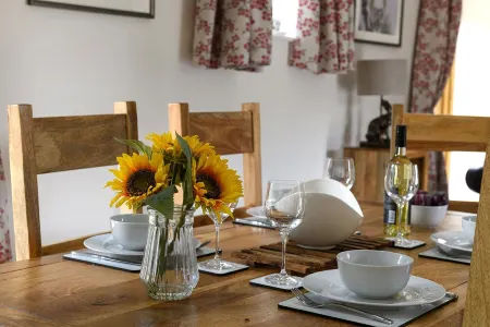 Luxury Barn conversion in village farm setting.