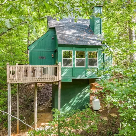 Hidden Gem Cabin: Dog friendly, cozy cabin nestled in the heart of Helen, GA