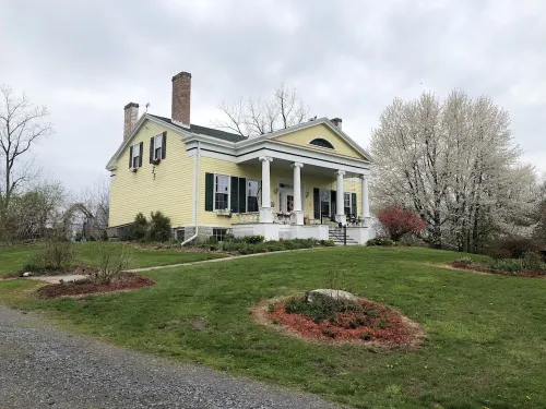 Gorgeous 1838 Greek Revival home in historic Seneca Lake with with lake  access.