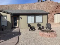 River house with desert view