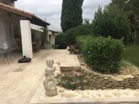 Spacious Villa with Large Air-Conditioned Pool Courtyard Electric Gate Hotels in Sorgues