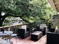 Downtown St. Helena retreat with pool, bocce ball and privacy. Permit #PL23-019