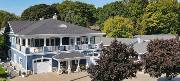 Stunning Lakeview Home with 5 Bedrooms and 6k SqFt of Modern, High-End Amenities Hotels in Charlevoix