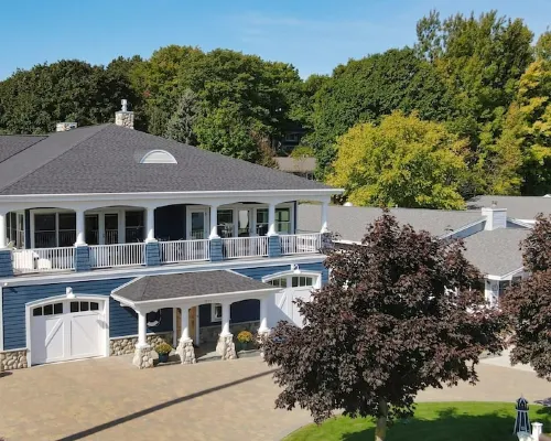 Stunning Lakeview Home with 5 Bedrooms and 6k SqFt of Modern, High-End Amenities Hotels in Charlevoix