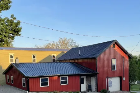 The Chestnut Barn built in 1830 is nestled in the quaint Amish town of Winesburg