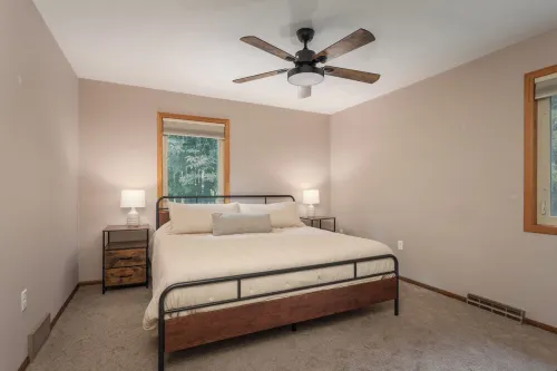 Right near the lake! Single-level home with backyard relaxation, pet-friendly!