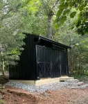 The EH Frame with Tree Pod in the woods!