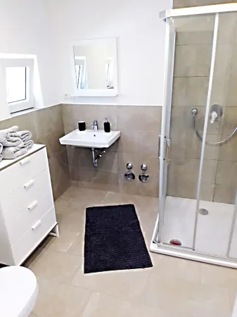 Quiet central location with parking lot