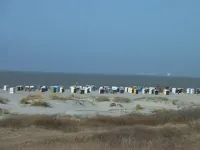 Cozy attic studio Norddeich panoramic window with sea view beach 50 meters